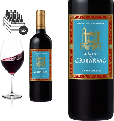 Produktbild von 12er Karton 2020 Bordeaux Supérieur Vieilles Vignes von Château de Camarsac - Rotwein
