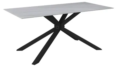 Produktbild von Mömax Esstisch Livan Weiß Keramik ca. 180x90x76 cm