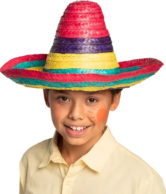 Immagine prodotto di Sombrero per bambini colorato - Taglia unica