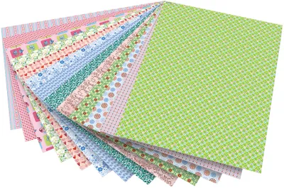 Produktbild von folia Motivkarton "Romantik" 500 x 700 mm 270 g/qm in 13 Motiven sortiert