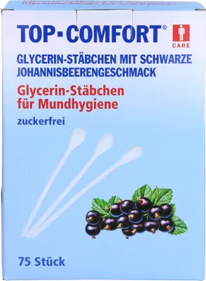 Produktbild von Mundpflegestäbchen schwarze Johannisbeere, 25X3 St STB