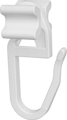 Produktbild von Interdeco Faltengleiter / X-Gleiter mit Faltenhaken für Innenlaufstangen und Gardinenschienen, Pack. 100 Stück