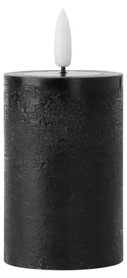 Image de Bougie LED Eglo Leskino, blanc chaud, 8,5 x Ø 5,5 cm, noire