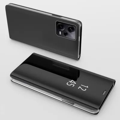 Produktbild von Mirror Flip-Case für Xiaomi Redmi Note 10 - Farbe: Schwarz - Modellkompatibilität: Für Xiaomi Redmi Note 12 Pro 5G