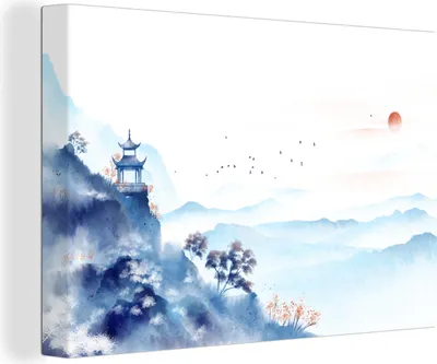 Zdjęcie produktu dla OneMillionCanvasses® - Obraz na płótnie - 140x90 cm, Malarstwo - Natura - Krajobraz - Farba olejna, Druk na ścianie Dekoracja ścienna - Zdjęcie na płótnie - Obraz na drewnianej ramie