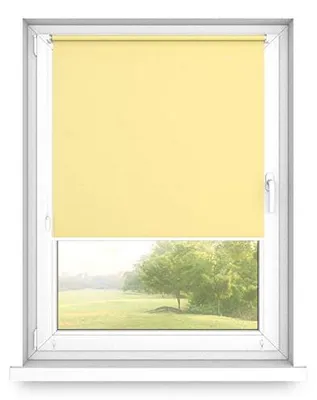 Produktbild von Time4blinds - Rollo ohne Kassette, 130x250 cm, Sonnenblume, Steuerung Links