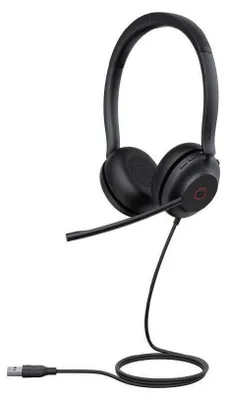Produktbild von Yealink UH35 Dual UC USB-C/A Headset, Kabelgebunden, 20 - 20000 Hz, Büro/Callcenter, 139,5 g, Kopfhörer, Schwarz