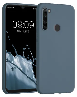 Produktbild von kwmobile Handyhülle für Xiaomi Redmi Note 8T Hülle - TPU Case - Kabelloses Laden - Schutzhülle Cover in Dunkler Schiefer