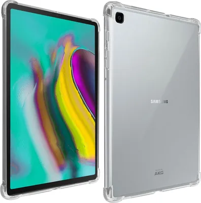 Produktbild von Avizar, Flexible Samsung Galaxy Tab S5e Silikon Bumper Hülle, stoßfest, Transparent