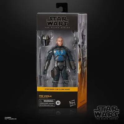 Obrázok produktu pre Star Wars The Black Series Pre Vizsla, 4 roky, čierna, modrá, plast