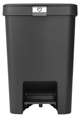 Obrázok produktu pre Pedálový odpadkový kôš StepUp - 25 l, tmavosivý