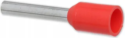 Immagine prodotto di 100 pezzi Ghiere E 1/8 isolate rosse 1mm2/8mm E1008 Elpromet 0217