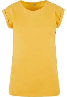 Produktbild von Build Your Brand Damen T-Shirt Ladies Extended Shoulder Tee, lang geschnittenes