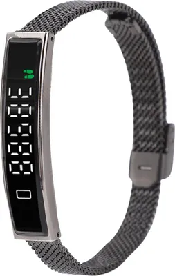Obrázek produktu pro Chytrý náramek Fitness Tracker Bluetooth 5.3 Náramek pro sledování zdraví Voděodolný pro běhání a jízdu na kole s aplikací Černý