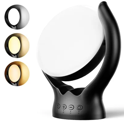 Tageslichtlampe 10.000 Lux, 3 Farbtemperaturen, 4 Timer, 5 Helligkeiten