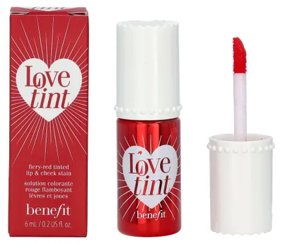 Obrázok produktu pre Benefit Lovetint Fiery-Red Tónovaná farba na pery a líca