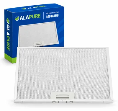 Productafbeelding van Alapure metalen filter, geschikt voor Siemens 672373 / 00672373, afmetingen 313x287x8 mm