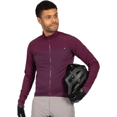 Produktbild von Trikot Endura GV500 E5095 Herren lang aubergine größe M E5095AU/4