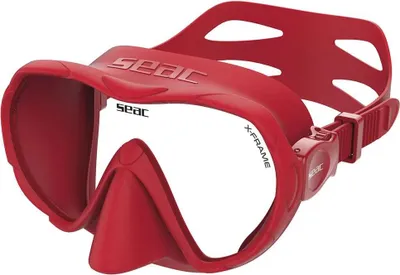 Image de Masque de plongée Seacsub X-frame Rouge  Rouge Taille unique