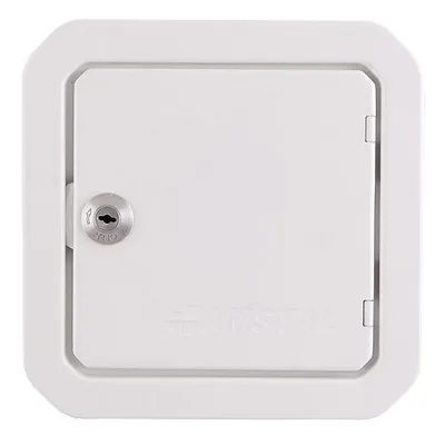 Image de Porte de cheminée Revision 140x140, blanche