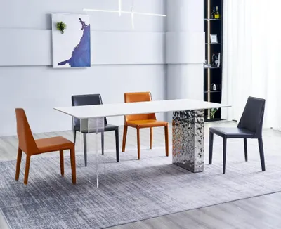 Image de Salle à manger Ensemble de salle à manger 4х chaises Groupe de sièges Table de salle à manger Nouveau
