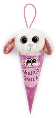 Produktbild von NICI Schlüsselanhänger GLUBSCHIS Hase Chibbia mit Loop beige 9cm in Schultüte