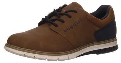 Produktbild von Bugatti Schnürhalbschuhe bequem in braun, Gr. 48