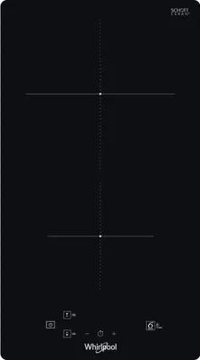 Produktbild von Whirlpool WS Q0530 NE, Schwarz, Integriert, 28 cm, Zonen-Induktionskochfeld, Glaskeramik, 2 Zone(n)