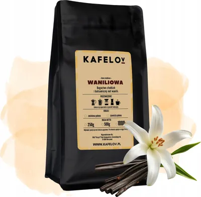 Produktbild von KAFELOV | Kaffeebohnen Vanille - 250 g - Aromatische Arabica - Frisch geröstet und delikat