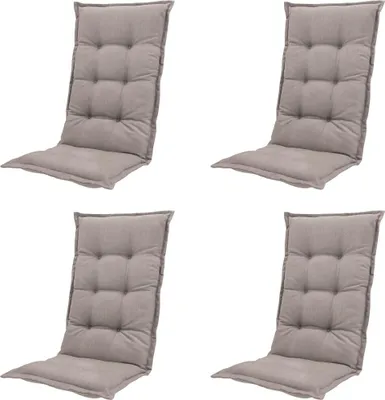 Produktbild von Kissen hoch Basic 4er-Set taupe ca.123 x 50 cm, 50% Baumwolle / 50% Polyester