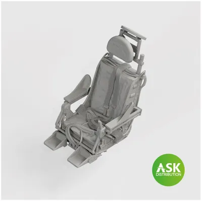 Obrázok produktu pre Artscale ASK200-A72024 Vysokovýkonné sedadlo F-84F Thunderstreak s bezpečnostným pásom
