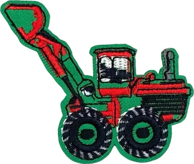 Produktbild von Auto-Bagger-Bagger-Auto-Emblem-Aufnäher zum Aufbügeln