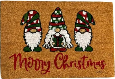 Image de Home Elements Paillasson Merry Christmas Elfes 40 x 60 cm