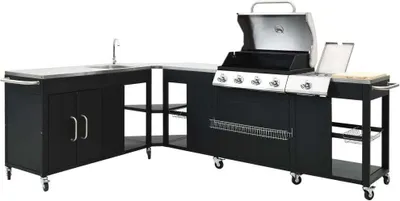 Produktbild von Gasgrill-Set 4+1 HOEK DE & AT Modell