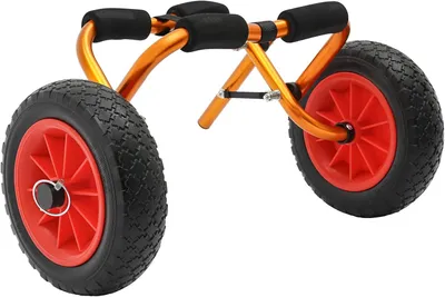 Produktbild von Kajakwagen,Faltbar Outdoors Kajakwagen,Kanu & Kajak Anhänger mit Riemen,80kg Tragfähigkeit