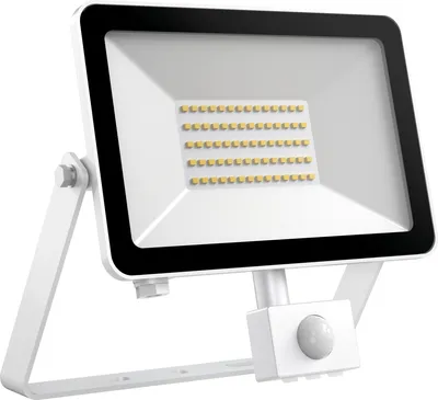 Produktbild von DOTLUX LED-Strahler FLOORslim-sensor 50W 3000K weiß mit Bewegungsmelder PIR