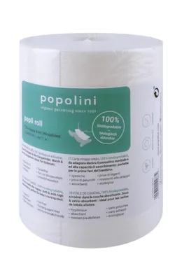 Produktbild von Popolini Einweg-Windelvlies Rolle popli Super120 Blatt