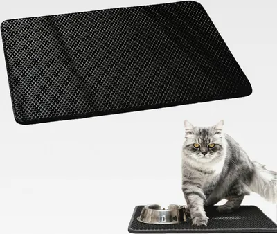 Produktbild von Katzenklo Matte, Katzenklo Vorleger, Katzenmatte Katzenklo, Zum Reinigen von Katzentoiletten, Katzentoiletten