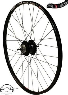 Produktbild von REDONDO 26 Zoll Hinterrad WTB Felge Schwarz Shimano Alfine 11 Gang