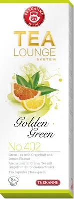 Produktbild von Teekanne Tealounge Kapseln - Golden Green No. 402 Grüner Tee 3 Packungen