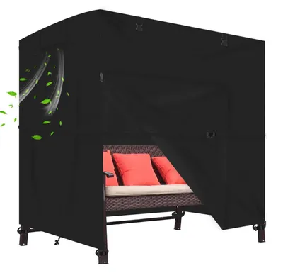 Obrázek produktu pro Ochranný kryt na houpačku Hollywood, rozměry 206x125x171 cm, barva béžová, materiál 600D Oxford, voděodolný