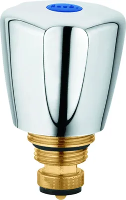 Produktbild von Kludi Oberteil 3/8" kalt mit Terralux Griff Kunststoff chrom