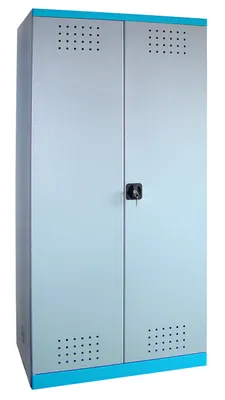 Produktbild von GÜDE Umweltschrank TYP I 38x92,5x193 cm 40690 Stahlschrank flüssigkeitsdichte Zinkwannen