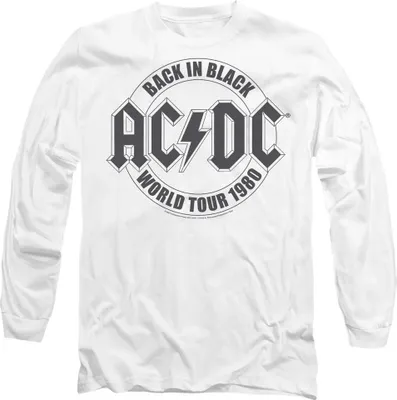 Immagine prodotto di AC/DC - Maglietta "Tour" per uomo/donna Unisex TV9336 (XL) (Bianco)
