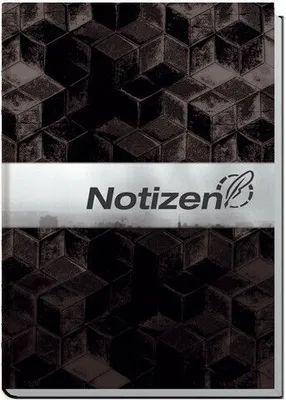 Produktbild von Häfft Notizbuch Pocket A6 kariert schwarz/grau