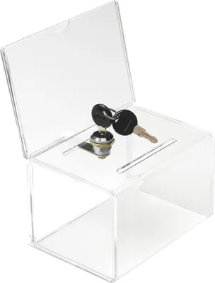 Produktbild von Magnetoplan SBL0211 Spendenbox Acryl 165 x 205 x 135 mm