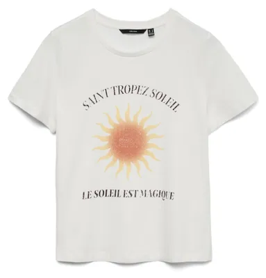 Produktbild von Vero Moda 10341942_4_60, T-Shirt, Weiblich, Weiß, S, 1 Stück(e), Wash with similar colors