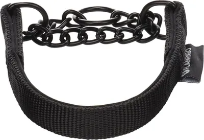 Produktbild von Flamingo Hund Zugg-Stopp-Halsband Schwarz 24-30cm