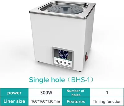 Produktbild von Digitales Labor Wasserbad mit Thermostat Heizgeräte Edelstahl Laborwasserbad,3L,300W