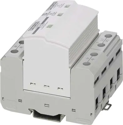 Produktbild von Phoenix Contact 2905466 Blitzstrom- / Überspannungsableiterkombination Typ 1+2/ FLT-SEC-T1+T2-1S-350/25-FM IP20 (2905466)
